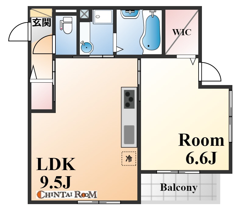 Ｄ－ｒｏｏｍ高羽の間取り