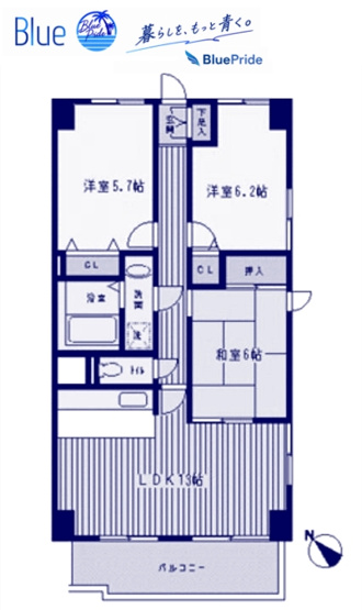 【間取り】 | 南藤沢AFビル