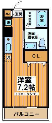 メゾンボヌールの間取り|間取りです。