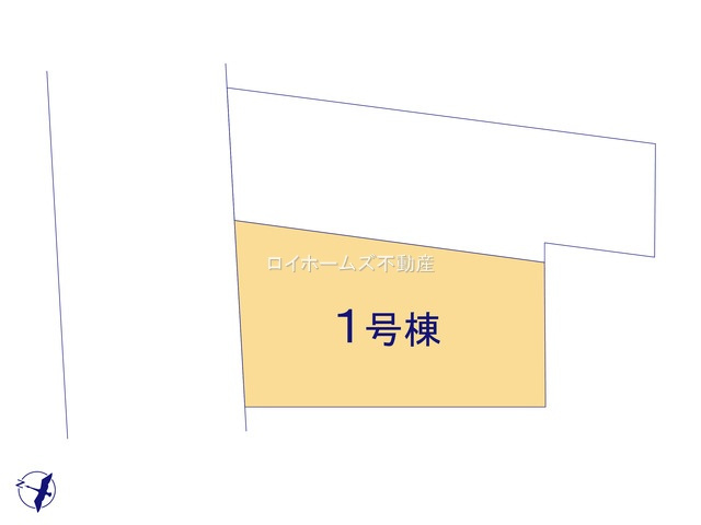 【区画図】 | 名古屋市名東区西山台204『仲介料無料』新築戸建て | 1号棟