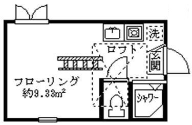 フェリスカーラの間取り|間取りです。