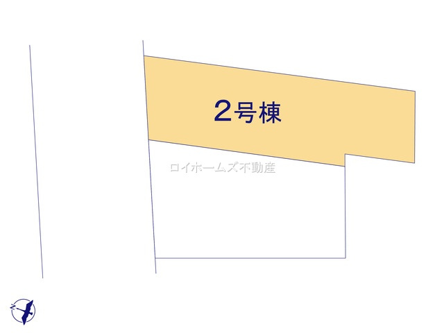 【区画図】 | 名古屋市名東区西山台204『仲介料無料』新築戸建て | 2号棟