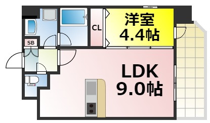 【間取り】 | スプランディッド難波 仲介手数料無料