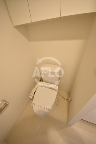 クロスレジデンス大阪新町　堀江小学校区のトイレ|クロスレジデンス大阪新町　温水洗浄便座