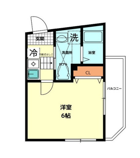 【間取り】 | コーポランセ中野 | 間取りです。