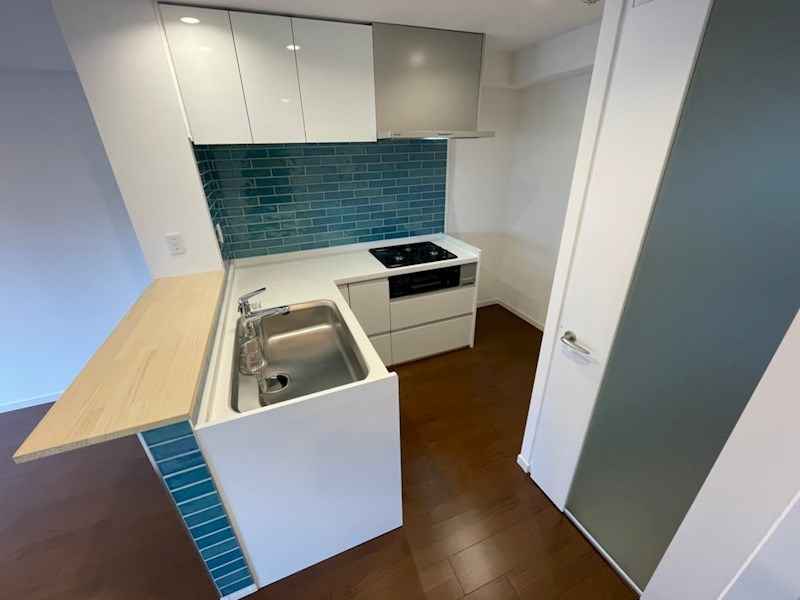 芦屋市春日町の賃貸マンションのキッチン