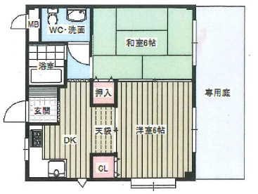 神戸市東灘区本庄町３丁目の賃貸マンションの間取り