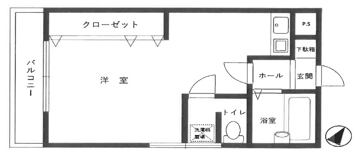 神戸市東灘区深江本町４丁目の賃貸マンションの間取り