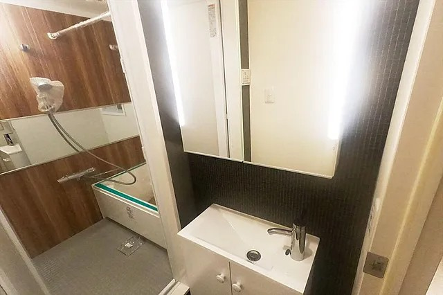 神戸市東灘区住吉宮町４丁目の賃貸マンションの洗面所