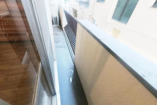 神戸市東灘区住吉宮町４丁目の賃貸マンションのバルコニー