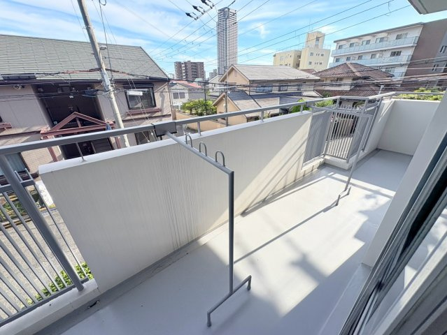 神戸市東灘区住吉本町２丁目の賃貸マンションのバルコニー