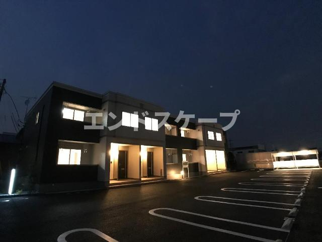 シュエットの外観|外観写真（夜）
高崎、前橋のお部屋探しはエンドスケープまで！お客様の理想お聞かせ下さい♪