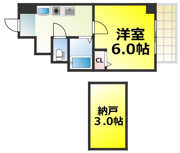 【間取り】 | ハクユウ元町 仲介手数料無料