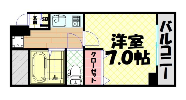 【間取り】 | アミューズ千代崎
