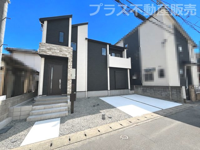 【外観】 | 福岡市西区今宿青木5期　1号棟（全1棟）【仲介手数料無料・0円】 | 現地写真。プラス不動産販売なら、現場の全ての棟をまとめてご見学頂けます。