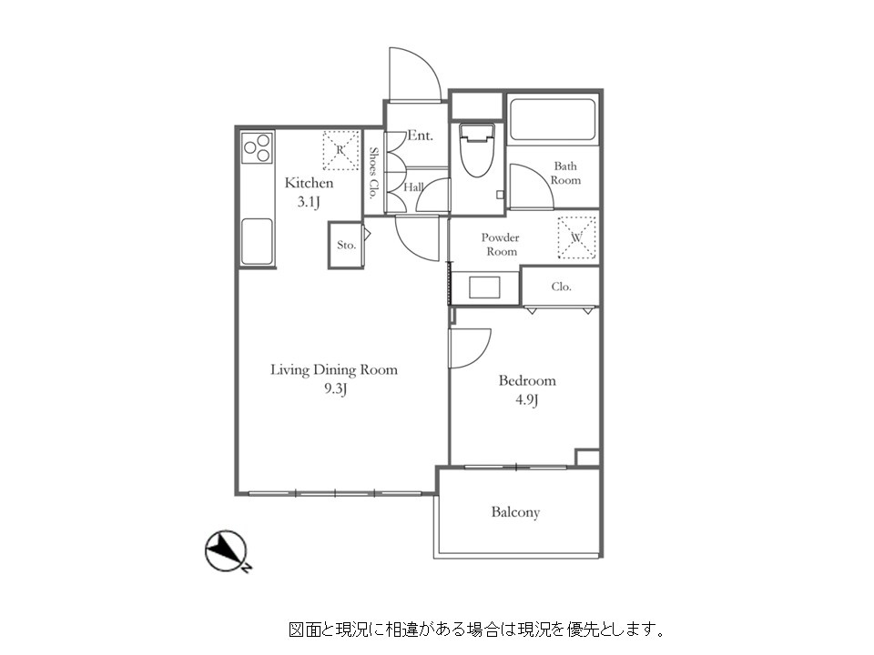 ミリアレジデンス乃木坂の間取り