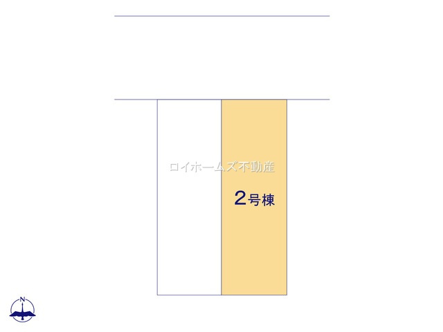 【区画図】 | 名古屋市天白区鴻の巣２丁目1206『仲介料無料』新築戸建て | 2号棟
