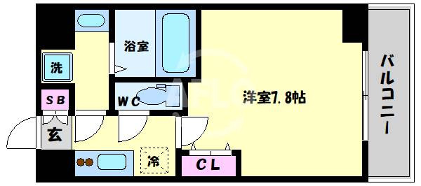 セオリー大阪ベイシティの間取り|セオリー大阪ベイシティ　間取り