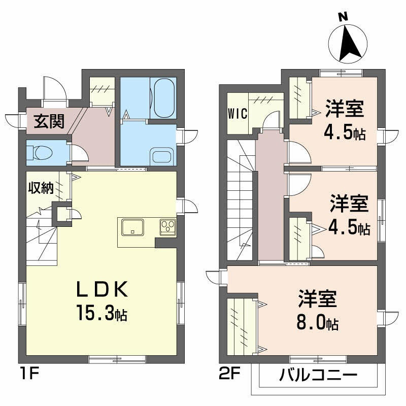 シャーメゾンＭＯＲＩの間取り