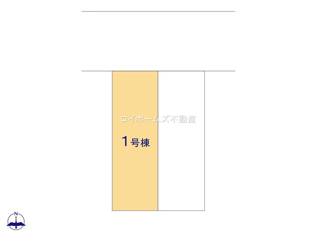 【区画図】 | 名古屋市天白区鴻の巣２丁目1206『仲介料無料』新築戸建て | 1号棟