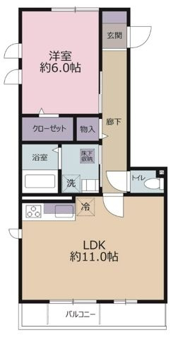 ドルフ安藤橋Ⅴの間取り