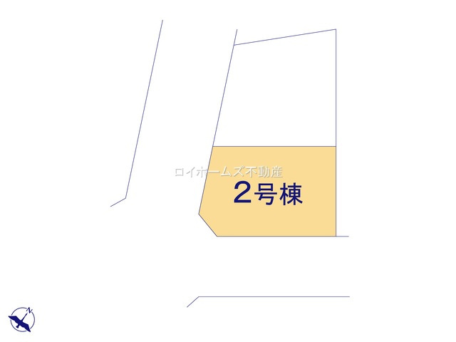 【区画図】 | 名古屋市名東区極楽２丁目43『仲介料無料』新築戸建て | 2号棟