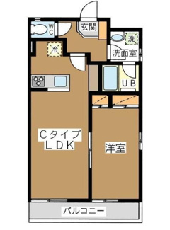 【間取り】 | ブランドール弐番館