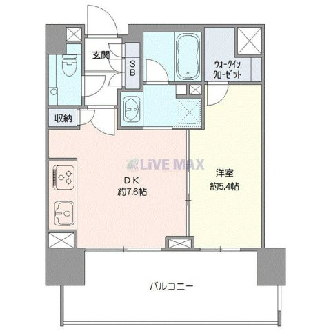 アデニウム東神田の間取り