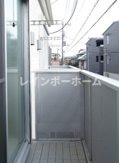 パームコテージ十六番館のバルコニー