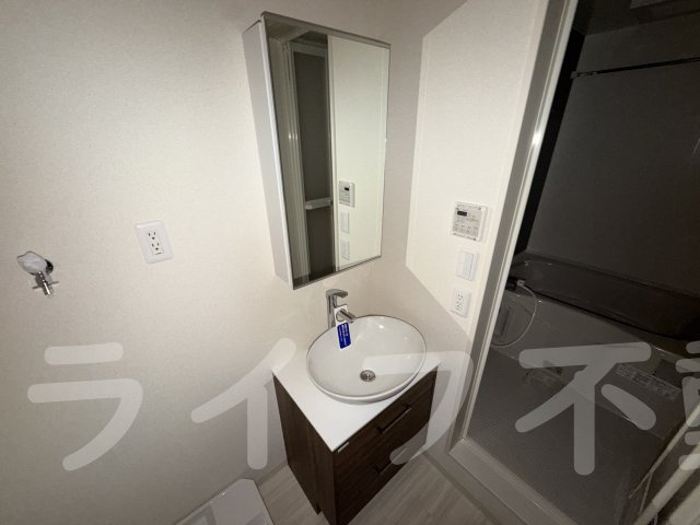フジパレス駒林Ⅱの独立洗面台