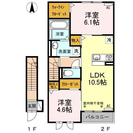 コンフォール西小鷹野の間取り