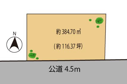 東京都杉並区久我山5丁目 売地一括の土地図