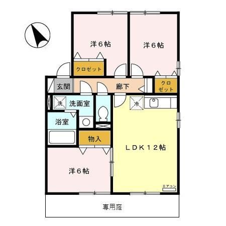 リビングタウン中川栄町　Ｂ