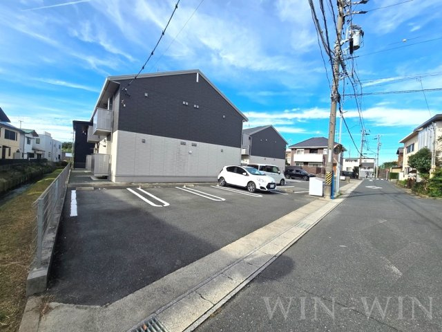 ソシエール東幸 A棟の駐車場