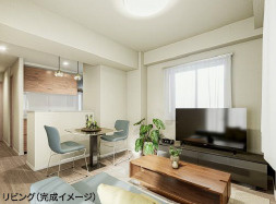 ライオンズヴィアーレ町屋の完成予想図