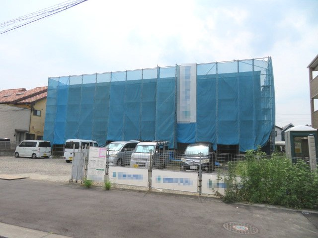 川口市大字藤兵衛新田の倉庫|建築中