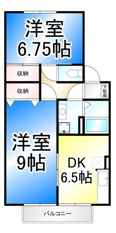 サンロードＫの間取り