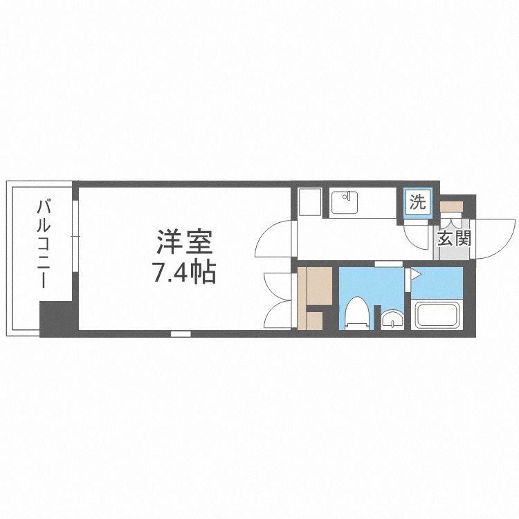フォレシティ肥後橋の間取り|フォレシティ肥後橋　間取