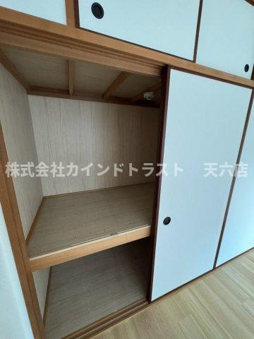 キングマンション天神橋IIの収納|収納のためのスペースです