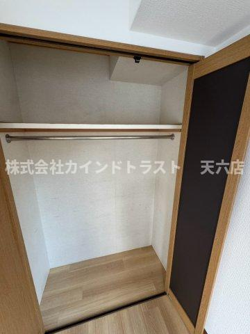 キングマンション天神橋IIの収納|収納豊富です