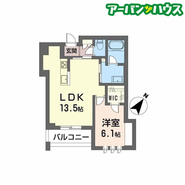 レフィシア津倉の間取り