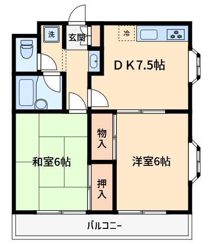 新潮通り一番館の間取り