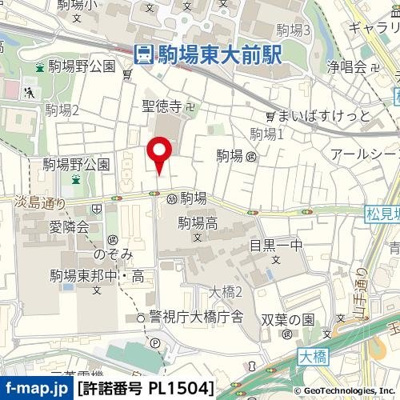 【地図】 | プチテール駒場