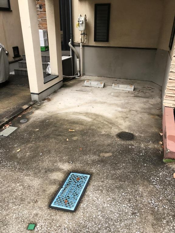 西品川戸建の駐車場