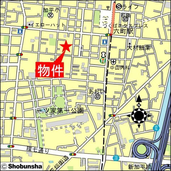 セリシールガーデンの地図