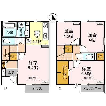 メゾン　ボヌール　　Ｃの間取り