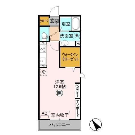 オペラハウス西片貝の間取り