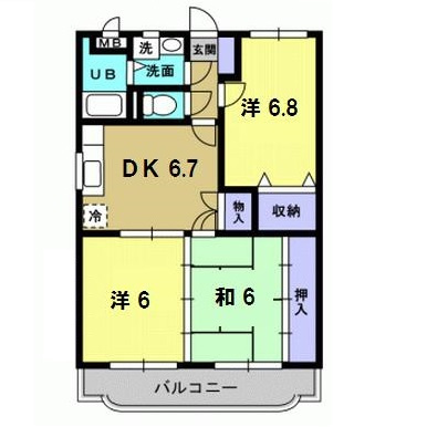 モンルポの間取り