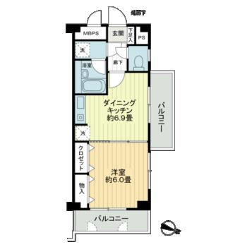 桜木町堂ノ下マンションの間取り