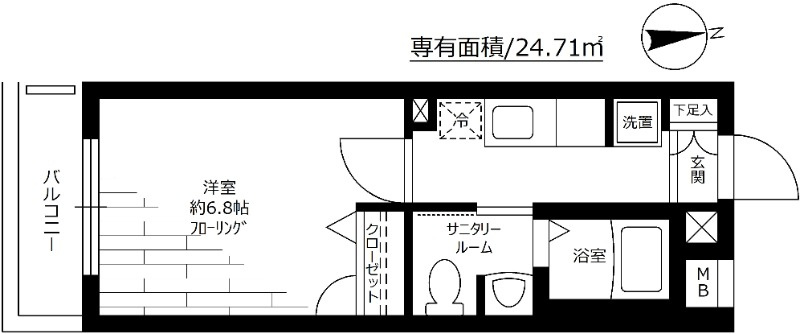 アルテールA棟の間取り